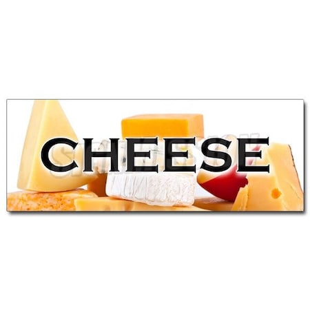 Signmission CHEESE DECAL sticker dairy milk american swiss grilled calcium provolone, D-12 Cheese D-12 Cheese